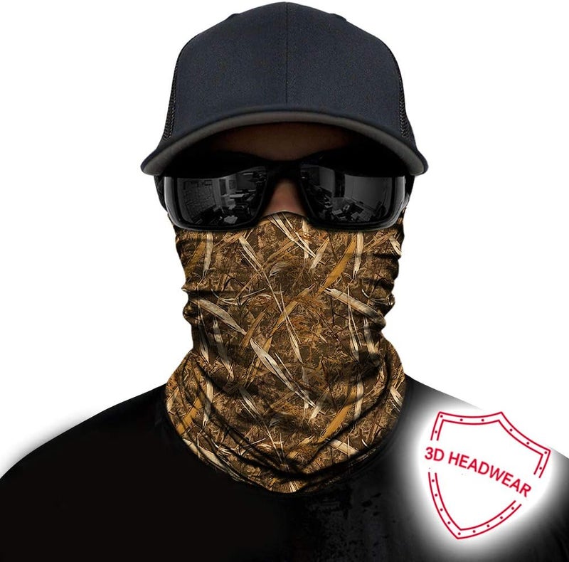 Obacle Neck Gaiter Face Mask Bandana for Dust Wind Sun Protection for Men Women - Image 2
