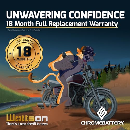 CB CHROMEBATTERY 5L-BS Maintenance-Free 12V 5Ah Battery Replacement for ATV, Motorcycle, Jet Skis, Scooter, UTV, and More - Nut and Bolt (T3) Terminal - Image 4