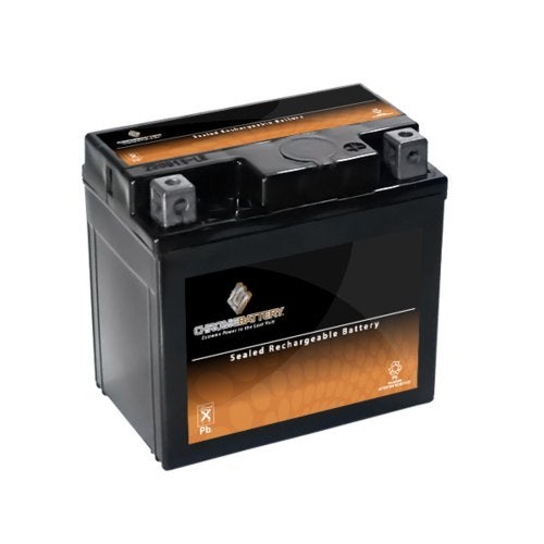 CB CHROMEBATTERY 5L-BS Maintenance-Free 12V 5Ah Battery Replacement for ATV, Motorcycle, Jet Skis, Scooter, UTV, and More - Nut and Bolt (T3) Terminal - Image 1