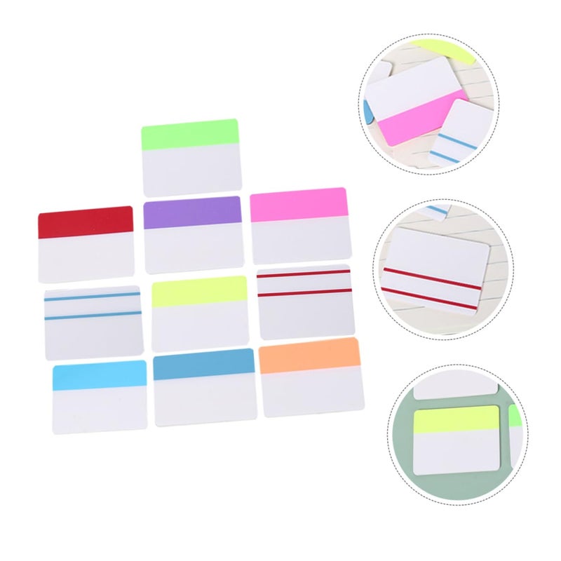Translucent Colored Memo Sticky Notes Repositionable Pads for Office School Home Reminders - Image 5