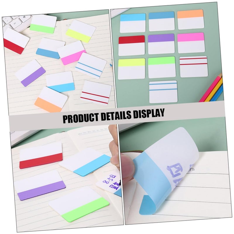 Translucent Colored Memo Sticky Notes Repositionable Pads for Office School Home Reminders - Image 4