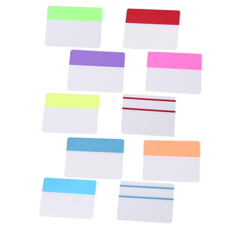 Translucent Colored Memo Sticky Notes Repositionable Pads for Office School Home Reminders - Image 2