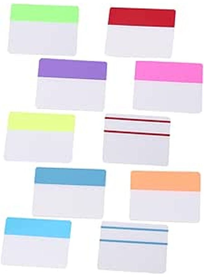 Translucent Colored Memo Sticky Notes Repositionable Pads for Office School Home Reminders - Image 1