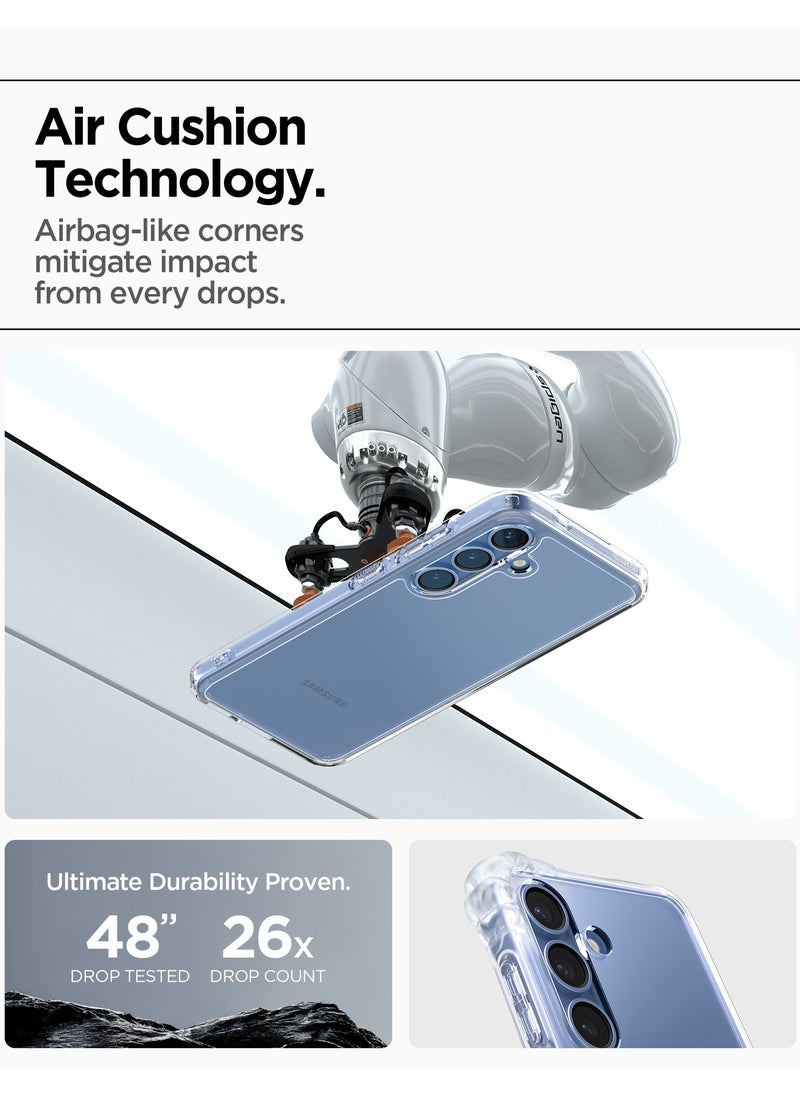 Spigen Ultra Hybrid Samsung Galaxy S25 PLUS Case Cover (2025) - Crystal Clear  - Image 5
