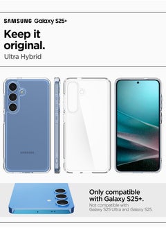 Spigen Ultra Hybrid Samsung Galaxy S25 PLUS Case Cover (2025) - Crystal Clear  - Image 2