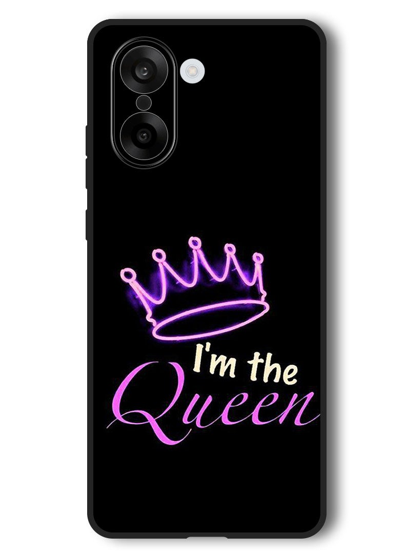 Theodor Case Compatible with OnePlus Nord CE 5 6.77 Inch Protection Shockproof Bumper Cover I Am The Queen - Image 1