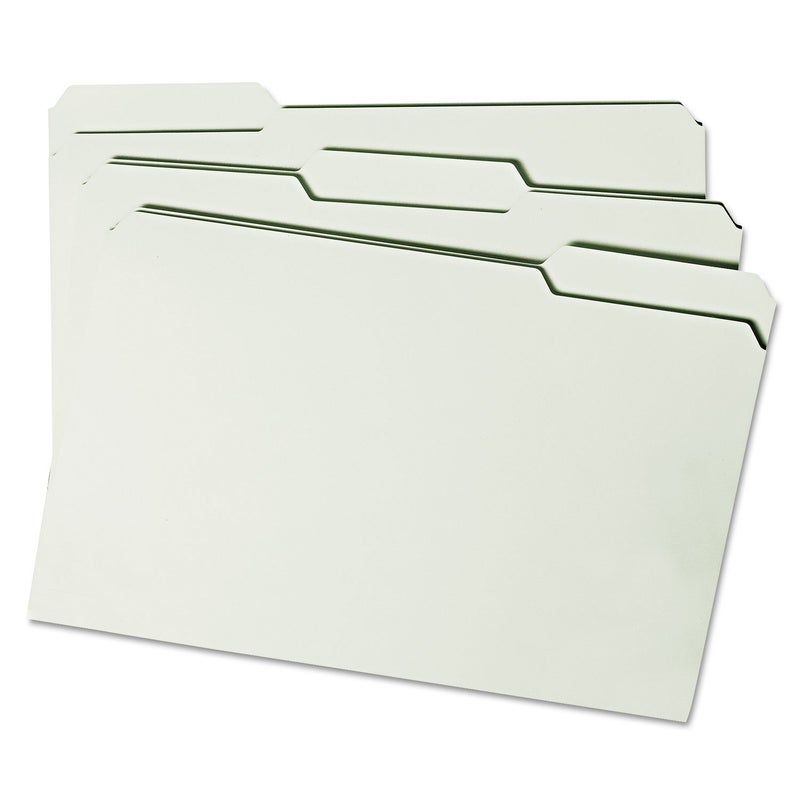 Smead Pressboard File Folder, 1/3-Cut Tab, 2" Expansion, Legal Size, Gray/Green, 25 per Box (18234) - Image 4