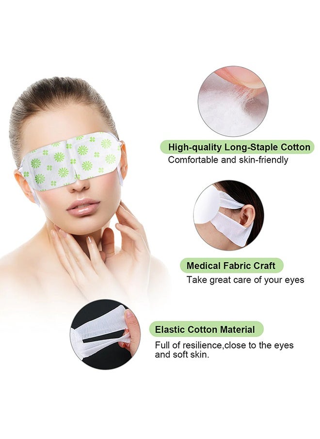 EELHOE - Steam Eye Mask 5 Packs, Herbal Self-Heating Eye Mask, SPA Warm Eye Mask, Disposable Heated Sleep Eye Mask for Dry Eyes, Dark Circles, Puffy Eyes, Puffiness, Relief Stress Eye Fatigue, Migraine - Image 1