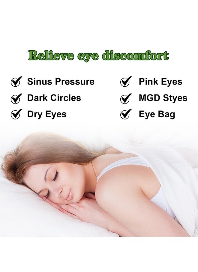 EELHOE - Steam Eye Mask 5 Packs, Herbal Self-Heating Eye Mask, SPA Warm Eye Mask, Disposable Heated Sleep Eye Mask for Dry Eyes, Dark Circles, Puffy Eyes, Puffiness, Relief Stress Eye Fatigue, Migraine - Image 1