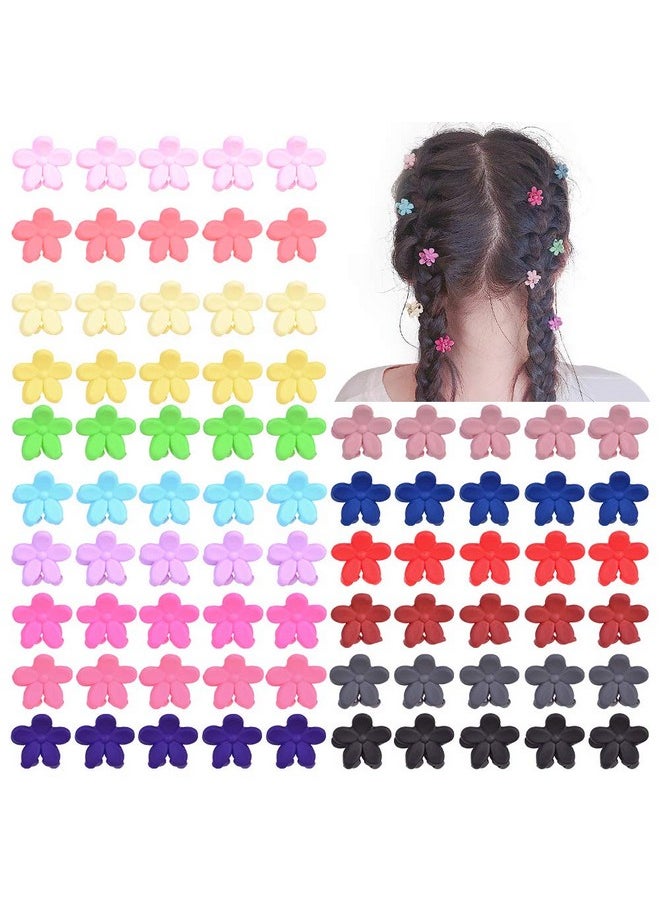 choicbaby 80Pcs Baby Hair Clips For Girls 16 Different Variety Of Colors Cute Baby Hair Accessories Mini Flower Hair Clip For Infant Fine Hair  - Image 4