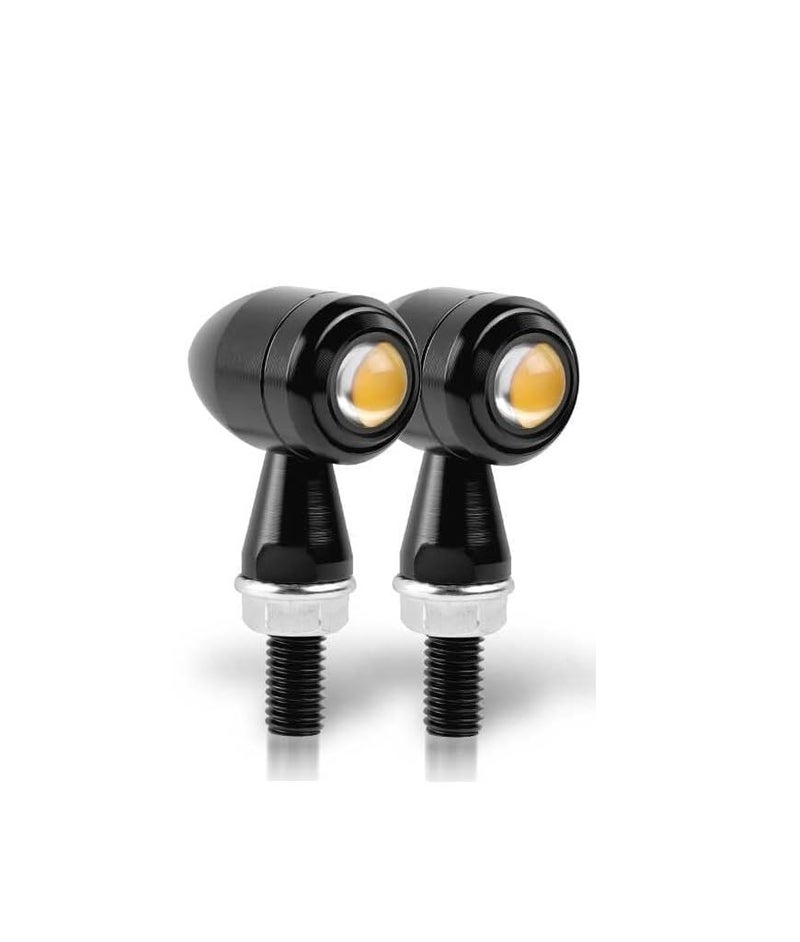 Taç Original Bullet Shape Turn Signal Lights Indicator Universal for All Bikes Models Turn Signal Lights Motorcycle 2 PCS - Image 3