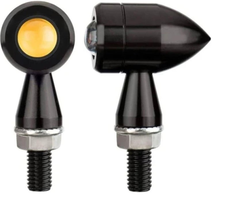 Taç Original Bullet Shape Turn Signal Lights Indicator Universal for All Bikes Models Turn Signal Lights Motorcycle 2 PCS - Image 2