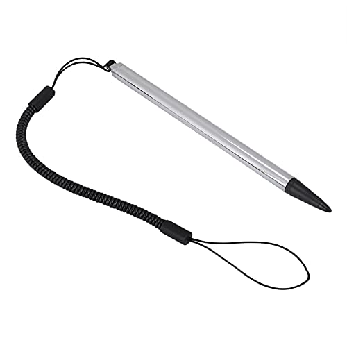 Sanpyl Touch Pen with Spring Rope, Resistive Painting Pen Resistive Hard-tip Pen with Anti-Lost Spring Rope, for POS, PDA, Car Navigator(Silver) - Image 2