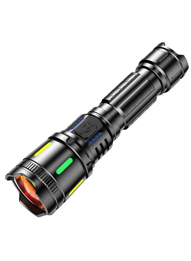 NIBEMINENT Rechargeable Outdoor Emergency Flashlight - High Brightness Household Torch