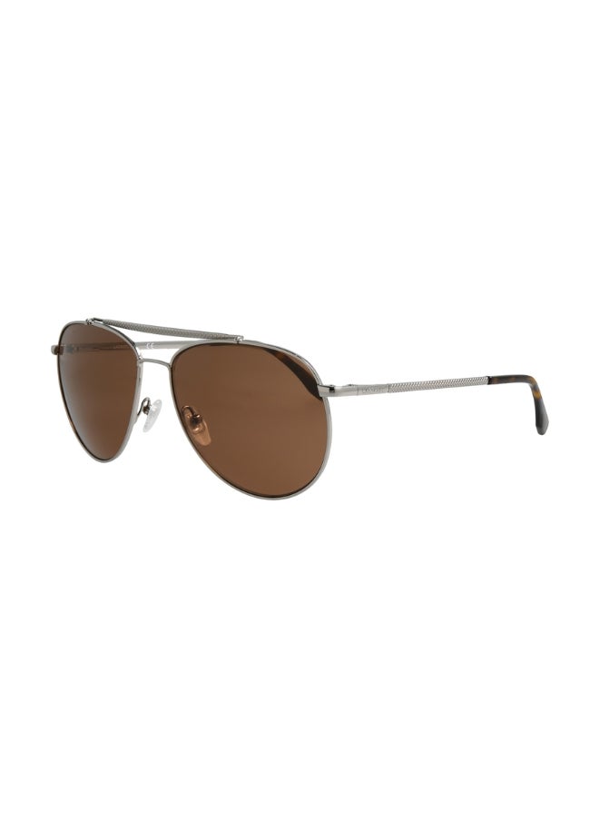 LACOSTE نظارة شمسية أفياتور للرجال - L177S_033 - مقاس العدسة: 57 مم  - Image 1