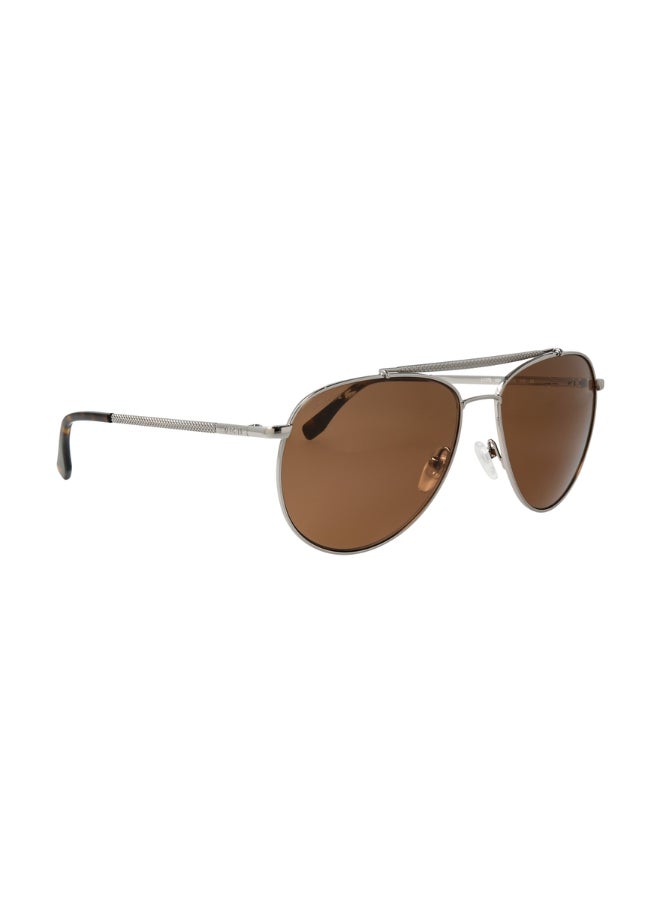 LACOSTE نظارة شمسية أفياتور للرجال - L177S_033 - مقاس العدسة: 57 مم  - Image 3