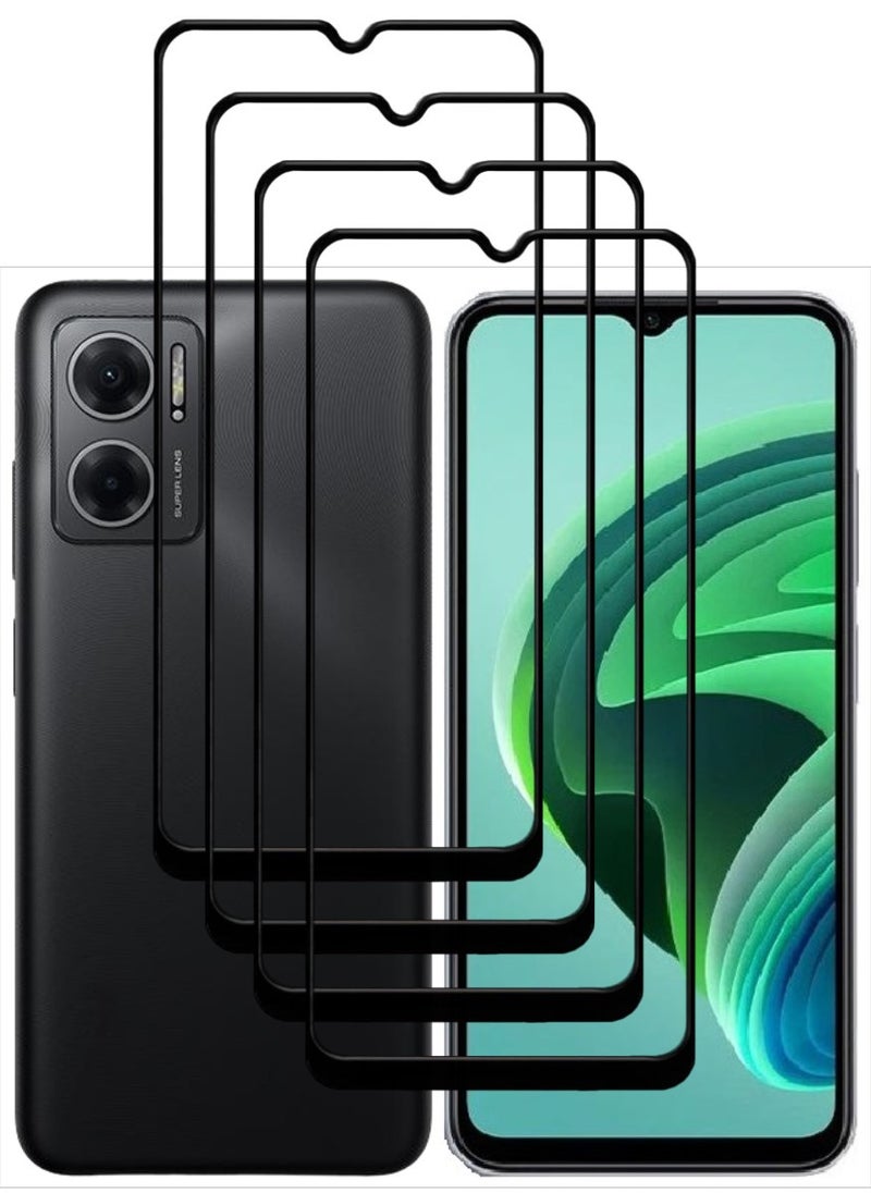 ACLIX 4 Pieces Antistatic ESD Dustproof Premium Quality High Definition Tempered Glass Screen Protector Designed For Xiaomi Redmi Note 11E - Image 1