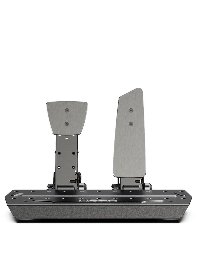 موزة دواسات السباق Moza SRP طقم دواستين (دعسة البنزين والفرامل) – هيكل ألومنيوم CNC، فرامل بخلايا تحميل، مقاومة ومسافة قابلة للتعديل – متوافقة مع USB وقواعد Moza - Image 1