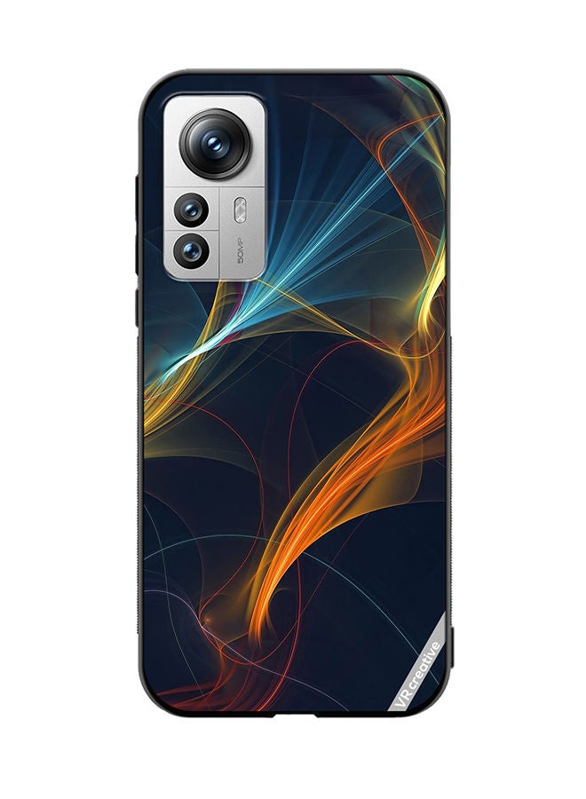 VR CREATIVE Protective Case Cover For Xiaomi 12 Pro Abstract Design Multicolour - Image 1