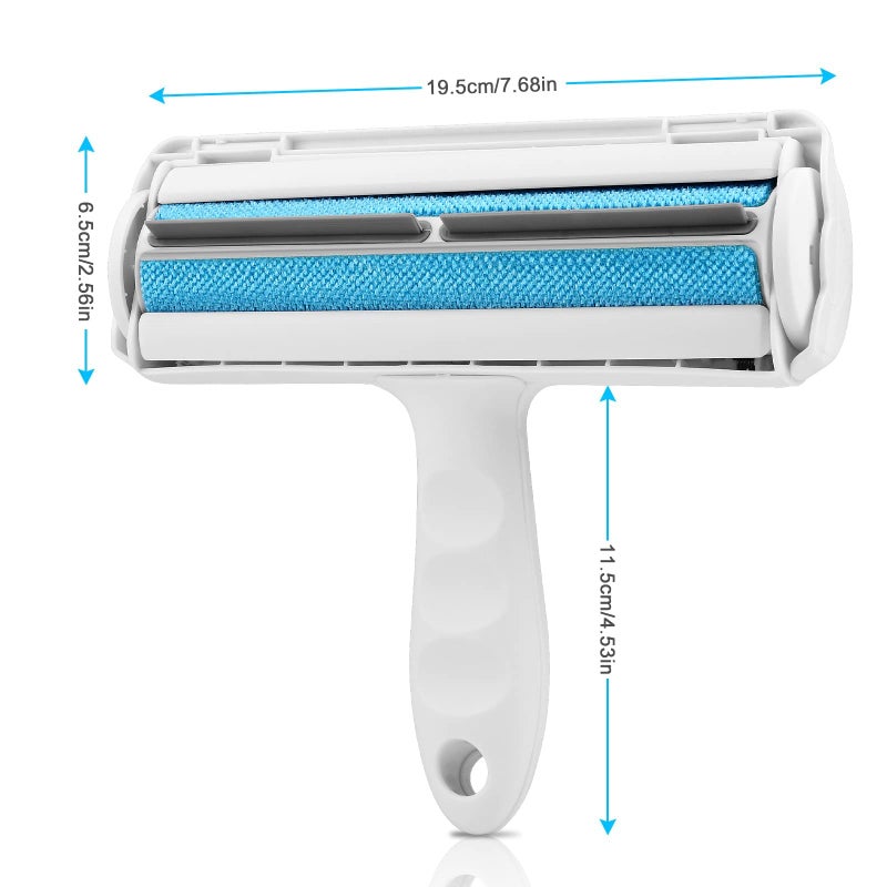 Flintronic Pet Hair Remover Roller - Reusable Brush for Cats & Dogs, Easy Self-Clean, 2PCS for Sofa, Carpet, Furniture, Clothes, Bedding - Image 2