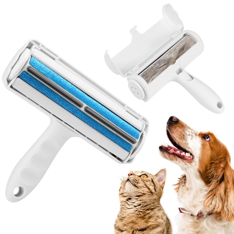 Flintronic Pet Hair Remover Roller - Reusable Brush for Cats & Dogs, Easy Self-Clean, 2PCS for Sofa, Carpet, Furniture, Clothes, Bedding - Image 1