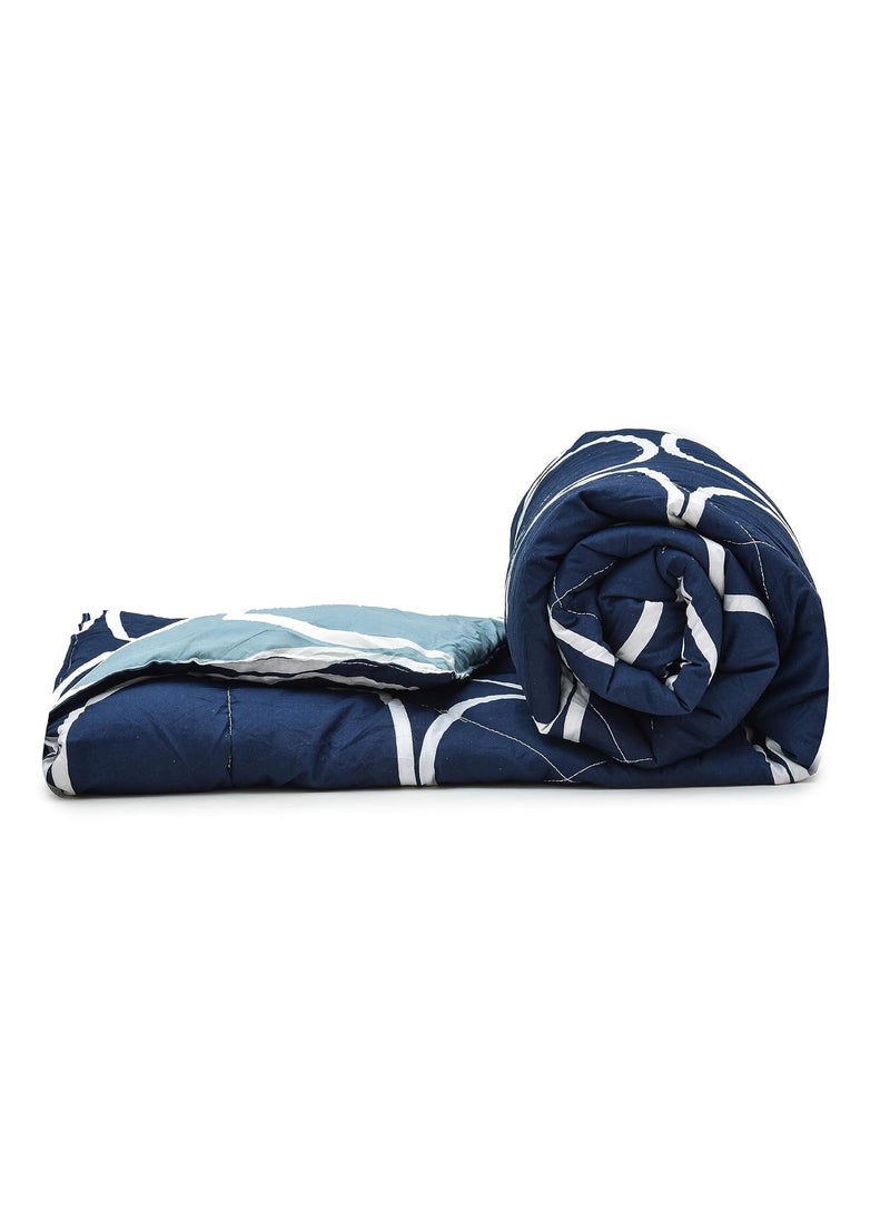 RRC RRC Super Soft Quilted Comforter for Double Bed Luxury King Size 90x100 Inches 220 GSM Breathable Microfiber Cozy AllSeason Printed QuiltGift for All Occasions  - Image 5