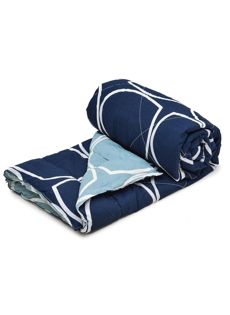 RRC RRC Super Soft Quilted Comforter for Double Bed Luxury King Size 90x100 Inches 220 GSM Breathable Microfiber Cozy AllSeason Printed QuiltGift for All Occasions  - Image 4