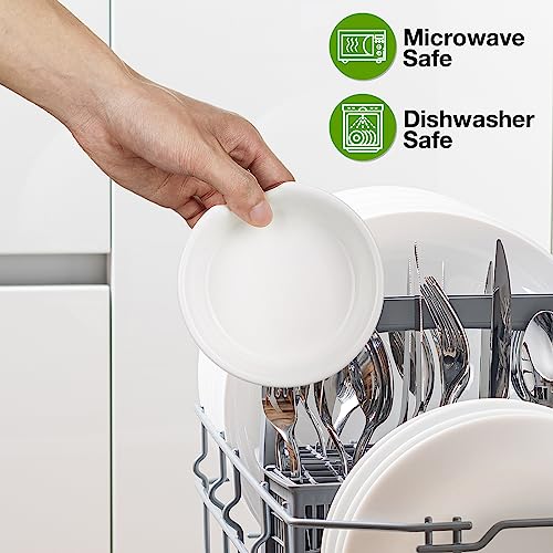Gencywe 4 Pack Ceramic Spoon Rest with Metal Holder, Gencywe 4.8 inch Spoon Holder for Kitchen, for Stove Top, Coffee Spoons, Ladles, Tong, Cooking Utensil Rest, Housewarming Gifts - Image 4