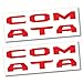 Tagsignlogy 2 Sets Prime Series UV Weatherproof Vinyl Decals for Glove Box Dashboard Letter Inserts Compatible fits Tacoma 20162023 Gloss Red - Image 2
