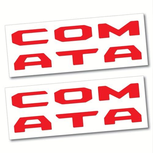 Tagsignlogy 2 Sets Prime Series UV Weatherproof Vinyl Decals for Glove Box Dashboard Letter Inserts Compatible fits Tacoma 20162023 Gloss Red - Image 1