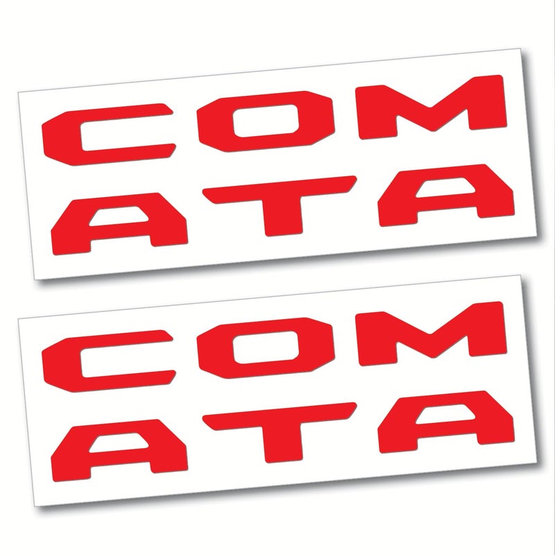 Tagsignlogy 2 Sets Prime Series UV Weatherproof Vinyl Decals for Glove Box Dashboard Letter Inserts Compatible fits Tacoma 20162023 Gloss Red - Image 3