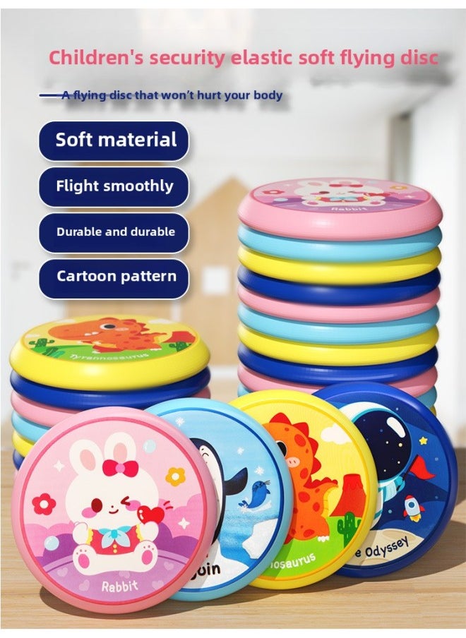 Generic - Frisbee Children's Soft Boomerang UFO Parent-Child Interactive Game Outdoor Kindergarten Safety Sports Game Toy-Specifications:[double Arrow-glossy Rotation]❤️Ejection Rocket [soft Eva Material] - Image 1