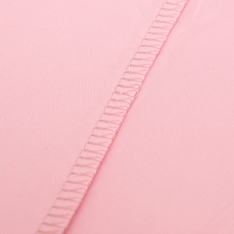 NTBAY Toddler Bedding Set - 4 Piece Soft and Breathable Crib Bedding Set for Boys and Girls, Includes Quilted Comforter, Fitted Sheet, Flat Top Sheet and Envelope Pillowcase, Pink - Image 3