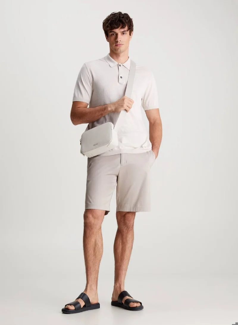 CALVIN KLEIN Men's Crossbody Bag - Polyester, White