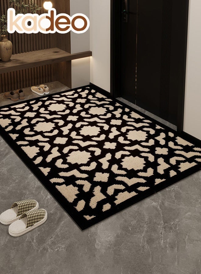 kadeo Door Mat Indoor Entrance, Large Welcome Mat Outdoor, Non Slip Front Dirt Trapping Door Mat Entryway Mats, Rubber Floor Mats, Low-Profile Shoe Matt, Outside Doormat 90*60CM - Image 1