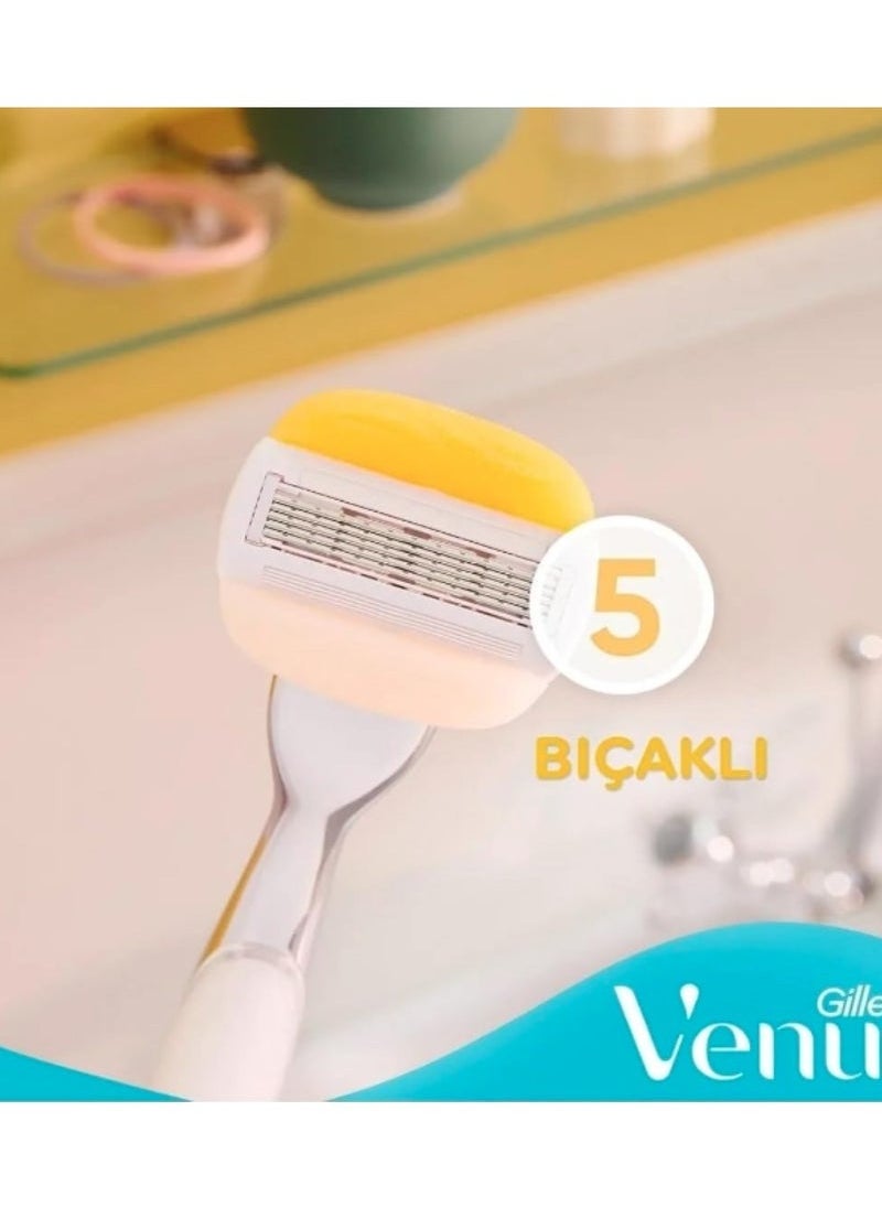 Venus Razor Handle With 2 Refills Multicolour  - Image 2