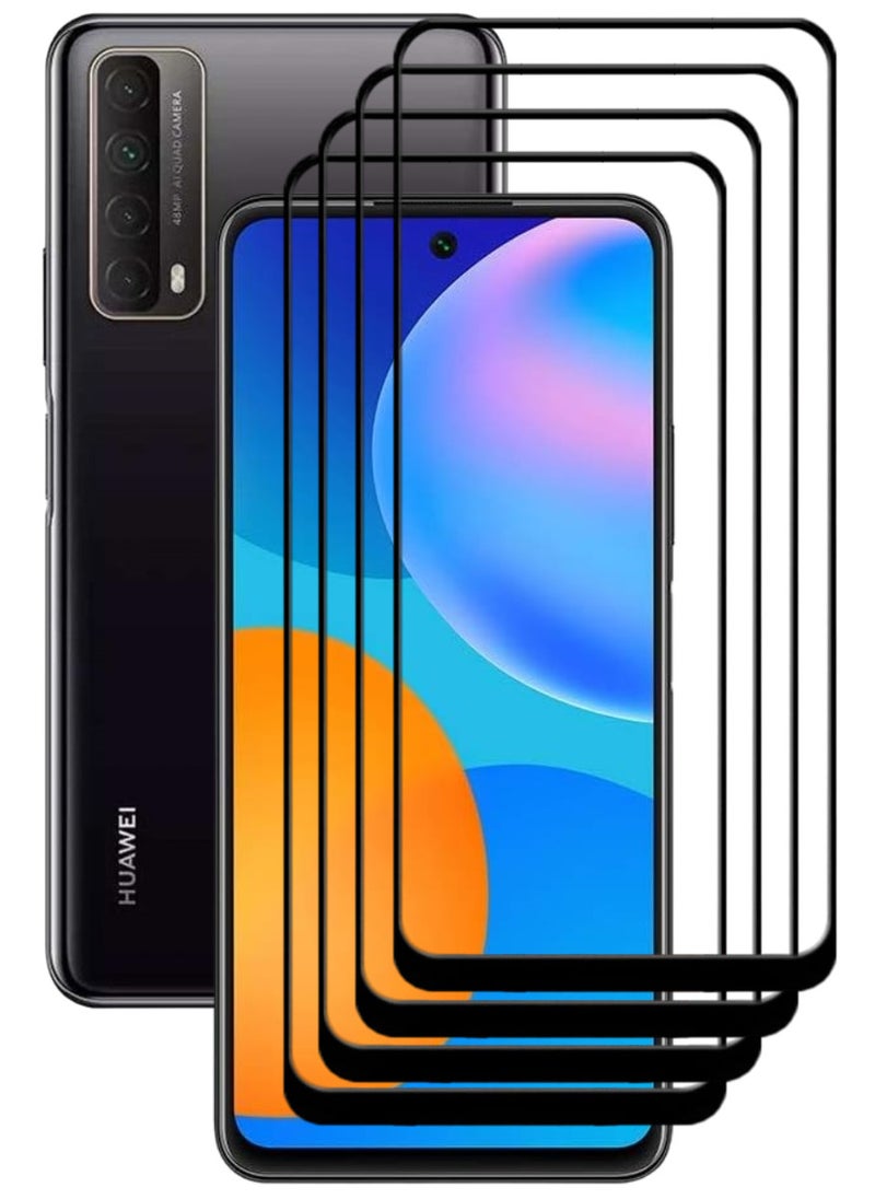 ACLIX 4 Pieces Antistatic ESD Dustproof Premium Quality High Definition Tempered Glass Screen Protector Designed For Huawei Y7a - Image 1