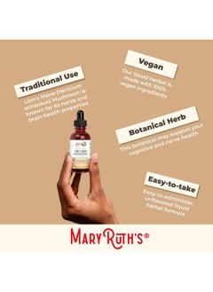 MaryRuth Organics Organic Lion's Mane Mushroom 1oz 30ml  - Image 2