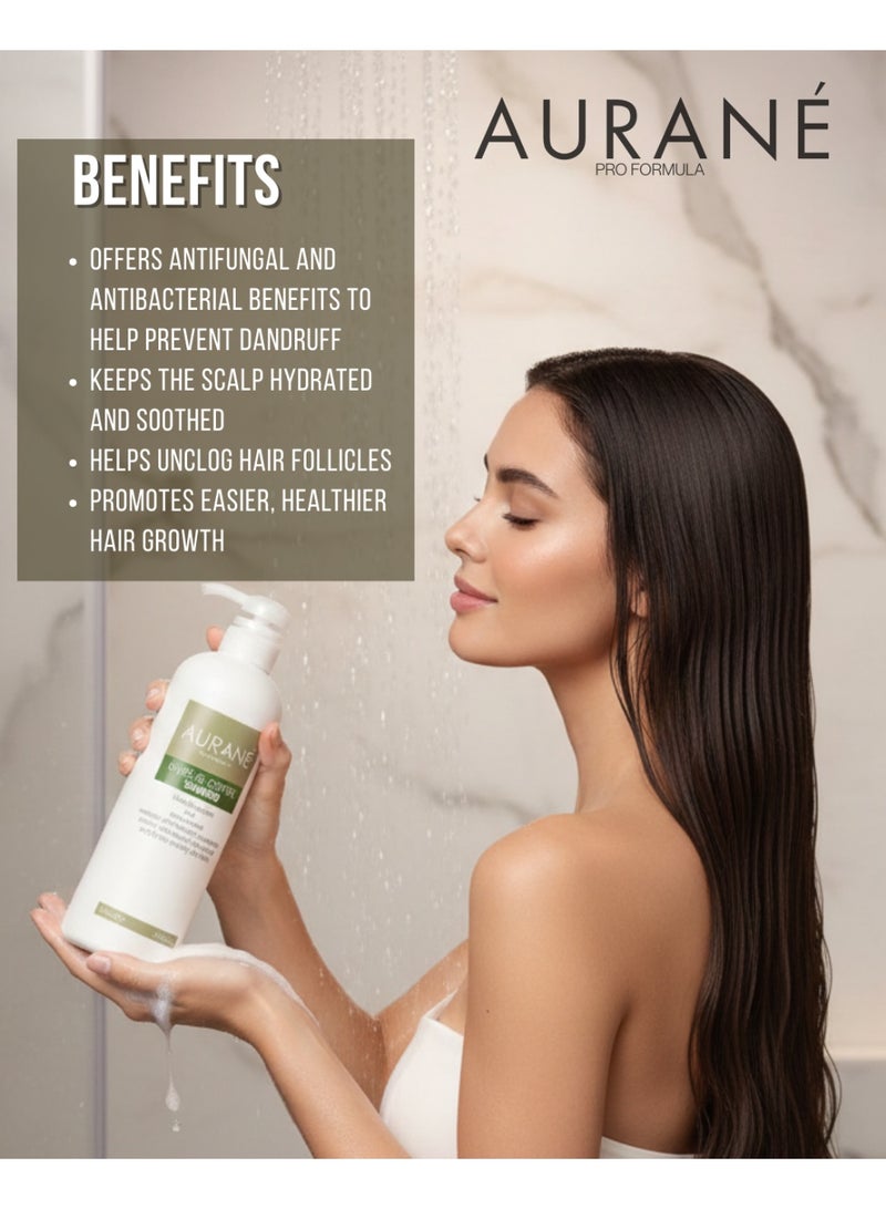 AURANE Olives Oil Control Shampoo 750ml- Professional Hair Care for Oil Control- Balancing and Purifying Formula- Cleanses and Refreshes Scalp- Helps Reduce Excess Oil- Nourishes Strengthens Hair - Image 4