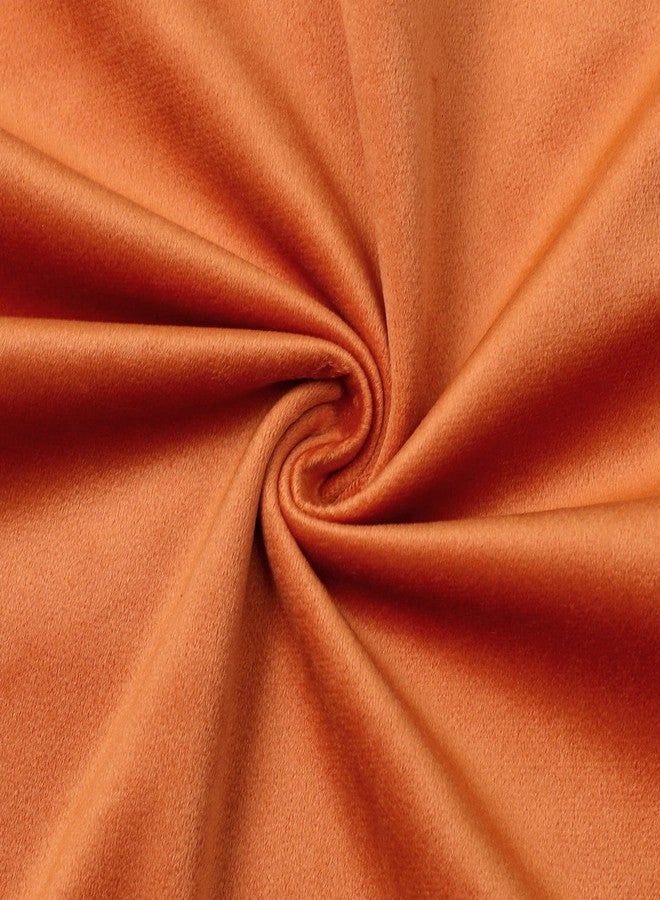 NiNi ALL Decorative Throw Pillow Covers Pack of 2, Halloween Velvet Cushion Case for Couch Bedroom Living Room Outdoor, Pillow Covers 18x18 Inch（45 x 45 cm） Orange - Image 4
