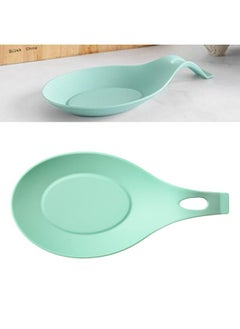 Thoraya Silicone Spoon Rest High Temperature Proof Heat Resistant Spoon Holder for Home Kitchen Green  - Image 4