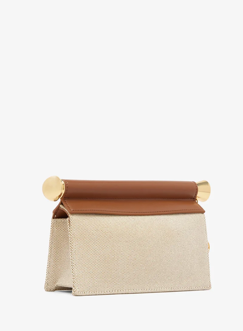 JW PEI Holly Metal Pendant Embellished Clutch