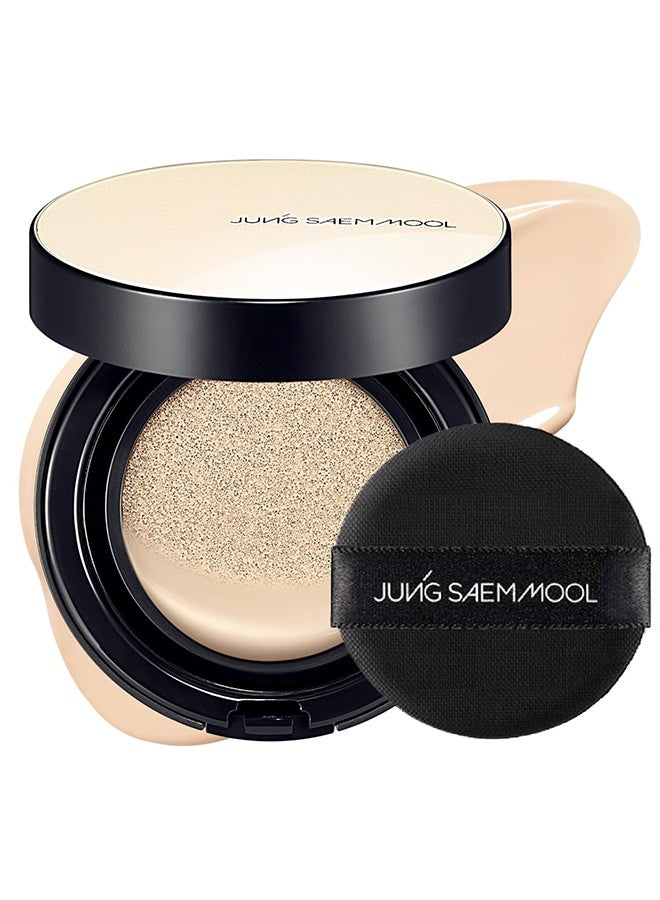 JUNG SAEM MOOL Essential Skin Nuder Cushion, Natural Radiant Finish Cushion Foundation with Buildable Coverage, Lightweight Texture, Foundation Makeup（17N Fair Light, Refill Included） - Image 1