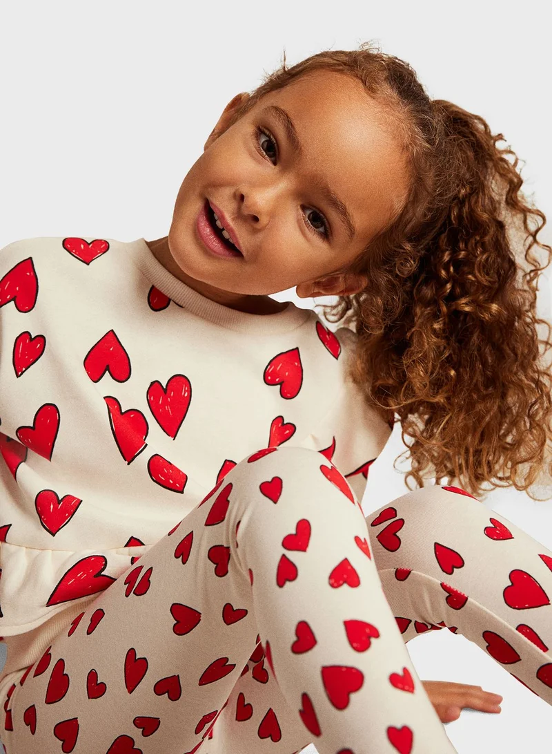 H&M Kids 2-Piece Sweatshirt And Leggings Set