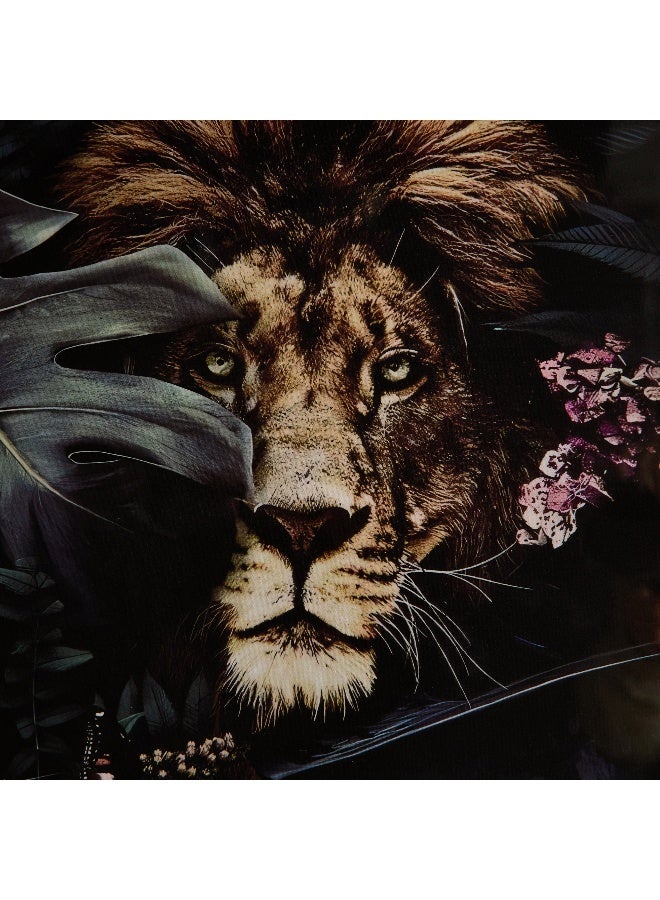 Home Box Fossel Lion Framed Picture - 50x70x3 cm - Image 4