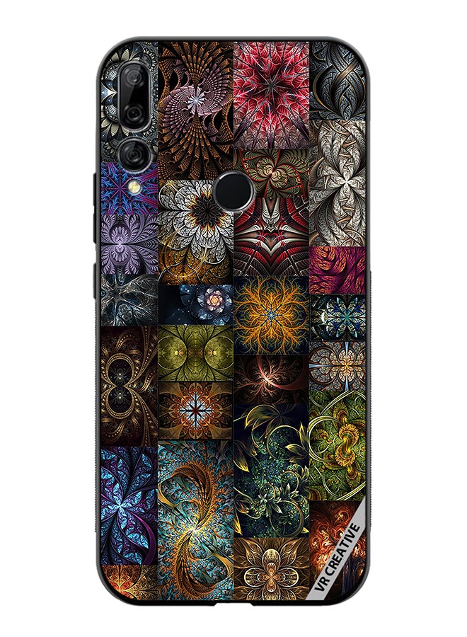 VR CREATIVE Protective Case Cover For Huawei Y9 Prime 2019 30 Mind Blowing Pieces Of Algorithmic Fractal Art Design Multicolour - Image 1