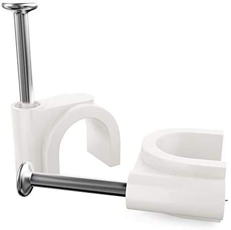 DIY Crafts Pack Of 3 Sets 100x3 Square Mix 100Pcspack 514mm RoundSquare Steel Nail Cable Clamp Supplies Wire Cable Clip Buckle Plastic Clips Ties Fixer FastPack Of 3 Sets 100x3 Square - Image 5