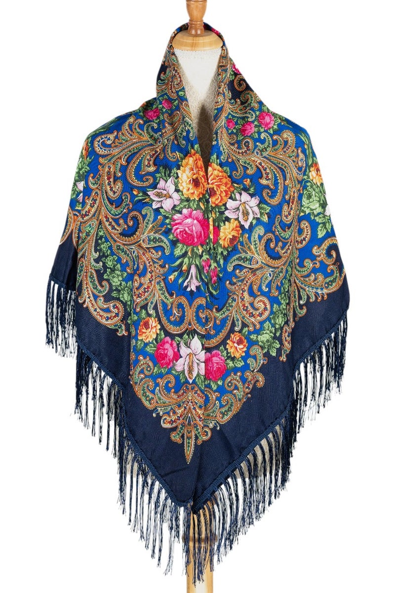 دىدانيالا شال قطن نسائي بشراريب من ماريا - Image 1