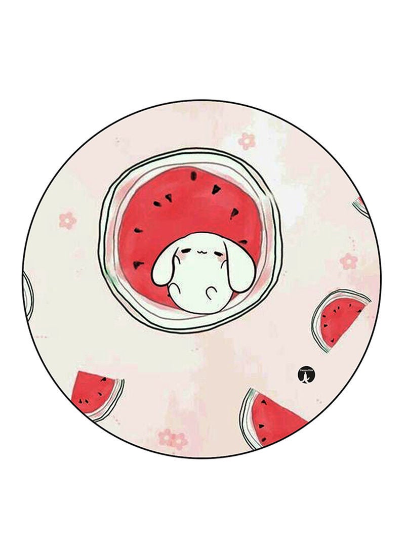 RKN Rabbit Printed Mouse Pad Multicolour