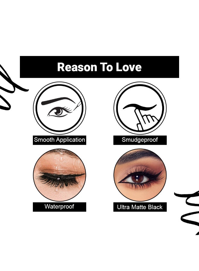 فور إيفر52 Stellars Eyeliner - G701 black - Image 4